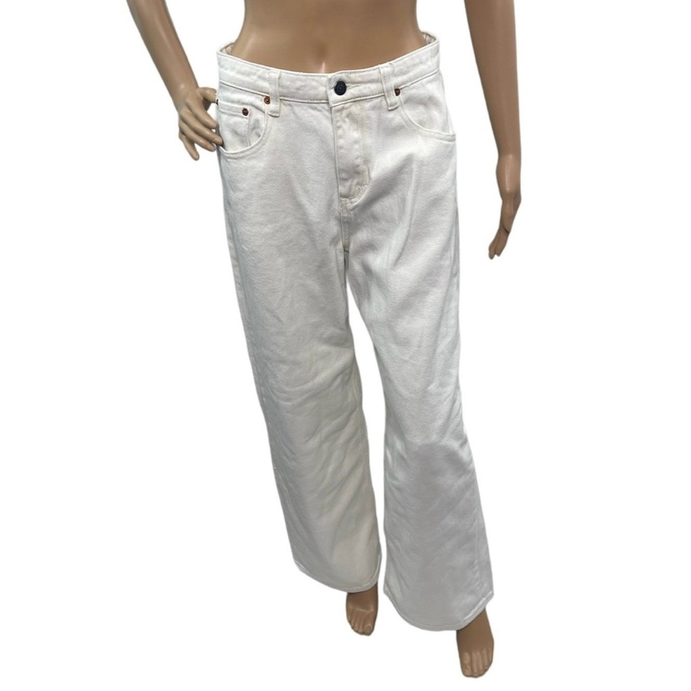 Motel rocks white wide leg jeans